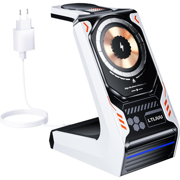 Станція бездротової зарядки 3-в-1 для Apple: iPhone, AirPods, Apple Watch (Weiß)