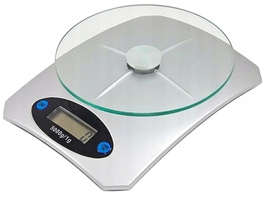 Кухонний ваги Kamille, сріблястий/сірий, 5 кг