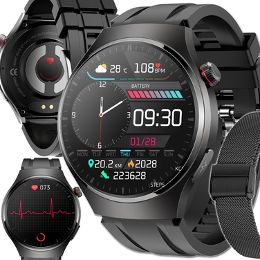 Смарт-годинник Bartomtime Kardiowatch MTech2 з AMOLED-дисплеєм, багатоколірний