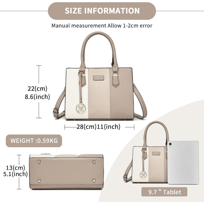 Сумка жіноча Miss Lulu середнього розміру, екошкіра, хакі. З плечовим ремінцем, для офісу, школи, подорожей