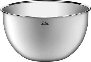 Silit 3-Piece Kitchen Bowl Set, Stainless Steel, Multifunctional as Mixing Bowl, Salad Bowl, Serving Bowl, Nesting