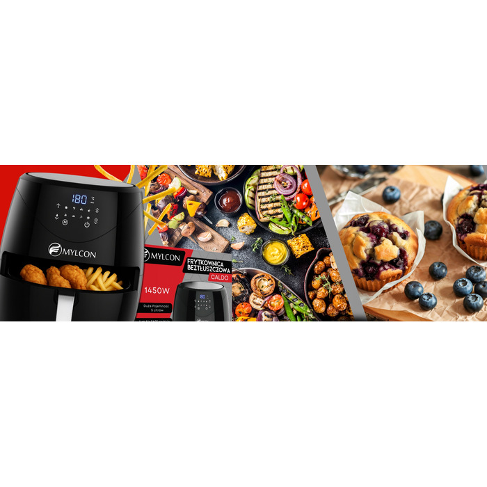 Аерофритюрниця MYLCON Caldo 5Л 1450Вт з сенсорною панеллю
