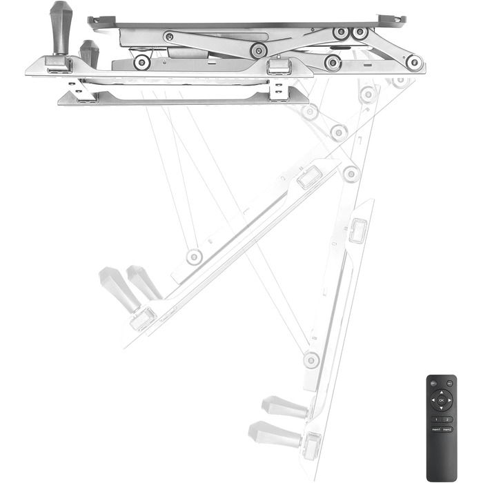 Механізм кріплення для телевізора mywall HL 41ML на стелю, моторизований, з регулюванням висоти, поворотний, чорний