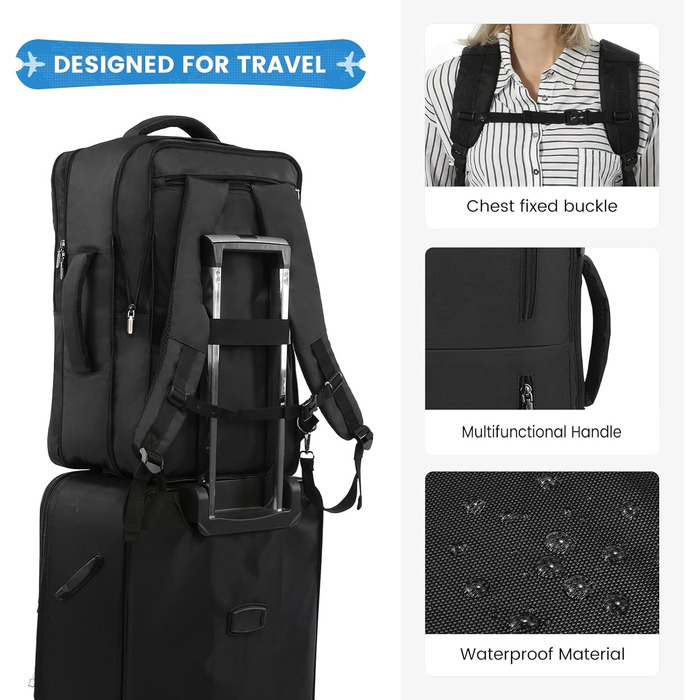 Чорний рюкзак LOVEVOOK 17.3