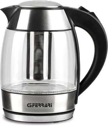 G3 Ferrari Glass & Stainless Steel Kettle & Teapot Set