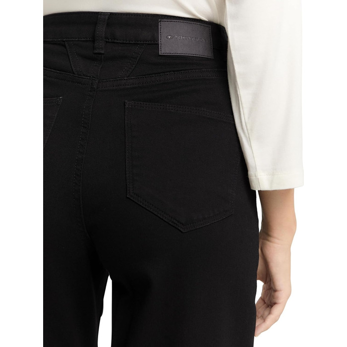 Джинси жіночі широкі Tom Tailor TTMADINA (27W 30L, чорний денім)