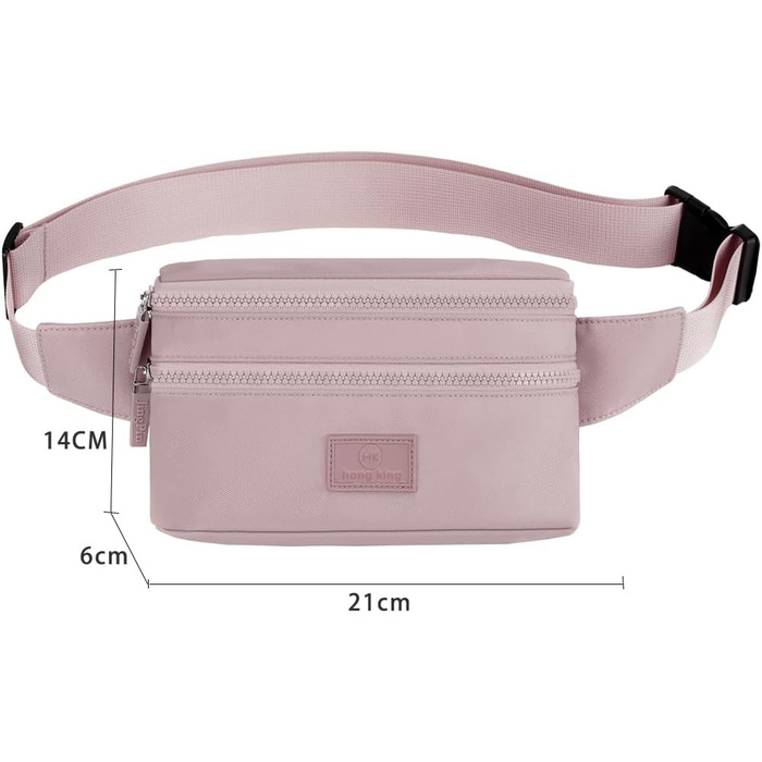 Поясна сумка на пояс для жінок та чоловіків, спортивна, водовідштовхувальна, для бігу (фіолетовий)