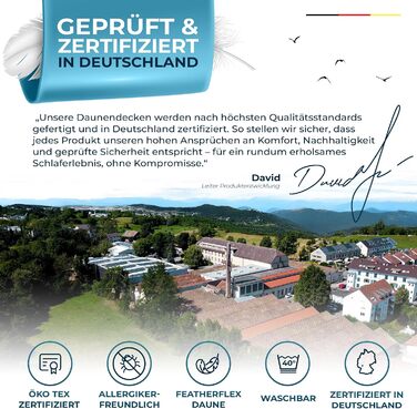 Літня ковдра Glückstoff® 135x200 см – сертифікована в Німеччині, з екологічною (Öko-Tex) начинкою. Легка, тонка та прохолодна ковдра для літа.