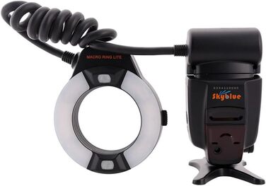 Кольцевий світловий прилад Meike MK-14EXT iTTL TTL LED для камер Nikon DSLR з гарячим башмаком