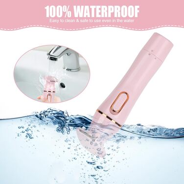 Електричний жіночий тример ACWOO 4-в-1 для обличчя, носа, під пахвами, в зоні бікіні та інтимній зоні, USB-зарядка (F-світлороже)