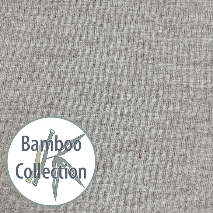 Theraline my7 Replacement Cover for Side Sleeper Pillow, Cover made of fine Bamboo Viscose + Organic Cotton, Bamboo Collection, Color: Melange Medium Grey Bamboo Collection