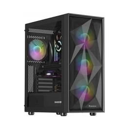 Корпус для комп'ютера Genesis Diaxid 605 ARGB Midi Tower ATX, вікно, чорний