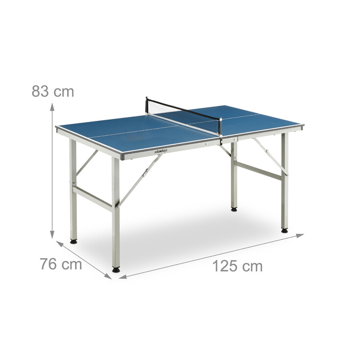 Relaxdays Indoor Table Tennis Table in Blue