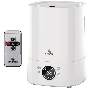 Зволожувач повітря 6 літрів – Top-Fill – з аромадіфузором – для вітальні, офісу, дитячої кімнати, спальні