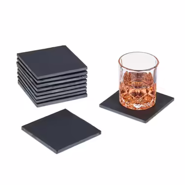 Relaxdays Slate Coasters Набір з 10 штук