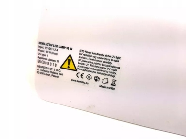 LED+UV лампа Semilac 24 Вт, біла