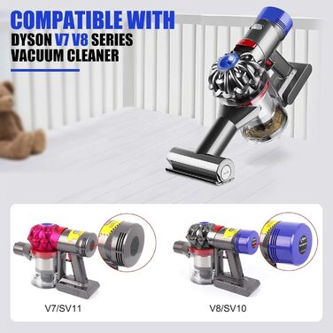 Замінник пилозбірника для пилососа Dyson V7 (SV11)/V8 (SV10) з попереднім фільтром, фільтром та щіткою для чищення, аксесуар для пилососа Dyson, запчастини для пилососа