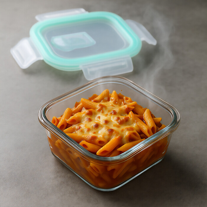 Relaxdays Glass Containers with Lids Set