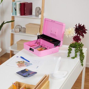 Relaxdays Cash Box with Number Combination