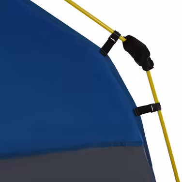 Outsunny Dome Tent for 4 People - Lightweight, Stable, Waterproof, UV 50+ Pop-Up Camping Tent with Hooked Door, Window, and Groundsheet. Family Tent with 1000mm Water Column. Tent for Camping, Travel, Trekking, Garden | Aosom