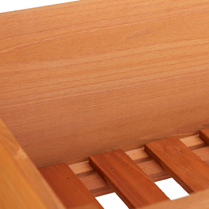 Relaxdays Підняте ліжко Wood Світло-коричневий