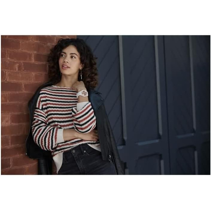 Garmin vívomove Sport - Розумний годинник з аналоговими стрілками та сенсорним дисплеєм. Функції спорту та здоров'я, сповіщення зі смартфона та до 5 днів роботи від акумулятора. Колір: слонова кістка