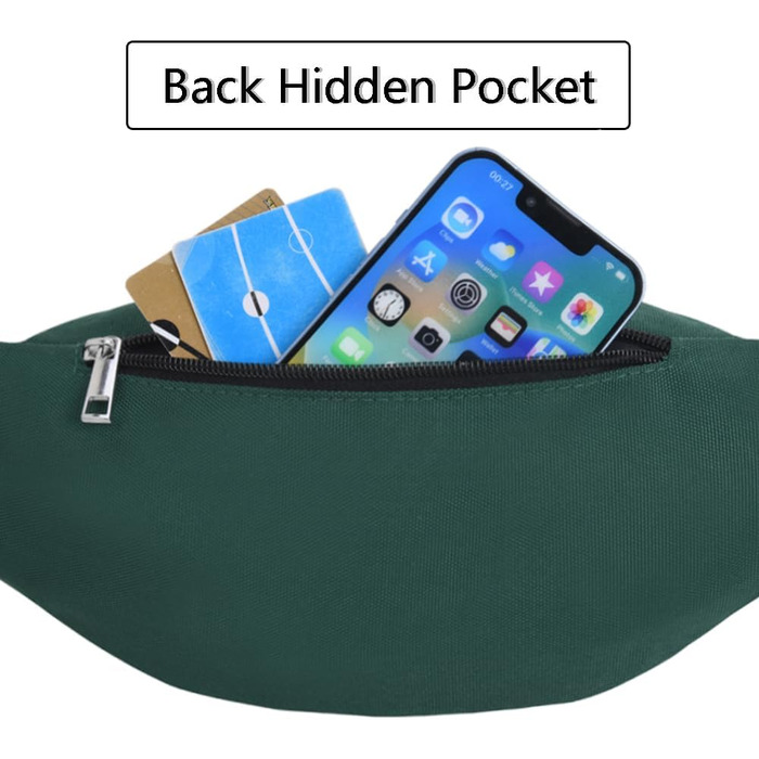 Гірчиця: чоловіча/жіноча поясна сумка, сумка на стегно, сумка через плече, сумка-мішечок для телефону, для активного відпочинку, спорту, кемпінгу, фітнесу, велосипеда (оливковий)