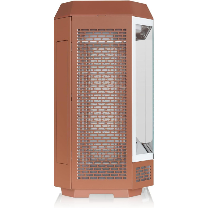 Корпус для ПК Thermaltake The Tower 600 Mocha Mousse, вертикальний Mid Tower, підтримка E-ATX/ATX, загартоване скло, підтримка радіатора 420 мм, Hidden Connector