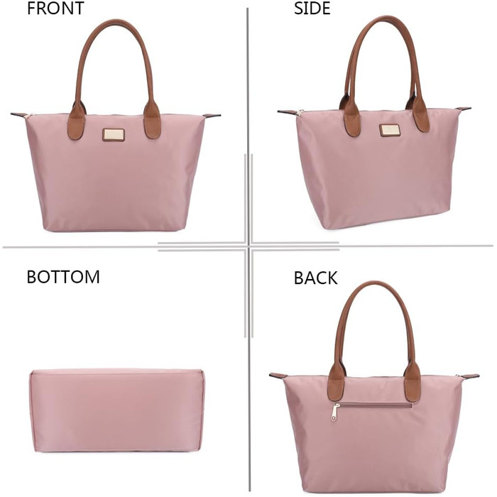 Сумка жіноча Gallantry Paris Shopper D.pink - Екошкіра, велика шопер сумка на плече