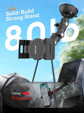 Автотримач для планшету OHLPRO: універсальний, 360° обертання, для iPad, Samsung Tab, Huawei (6-11