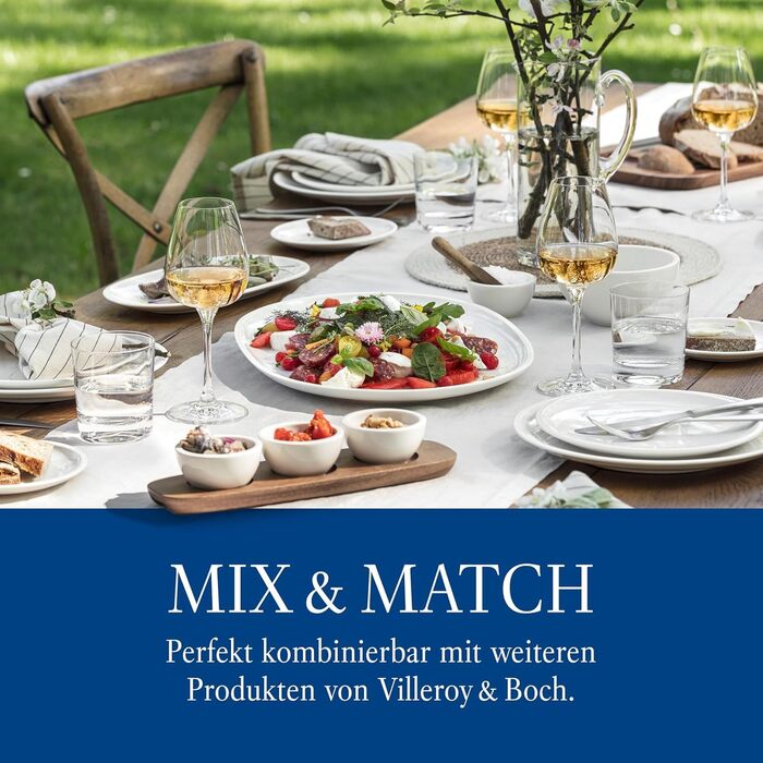 Villeroy & Boch For Me Кружка 2 шт 290 мл Біла, для кави та чаю, Преміум фарфор, Посуд для двох, Підходить для мікрохвильовки та посудомийної машини