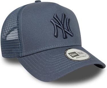 Кепка бейсболка New Era A-Frame Trucker з сіткою, регульована, літня, Нью-Йорк Янкиз, блакитна