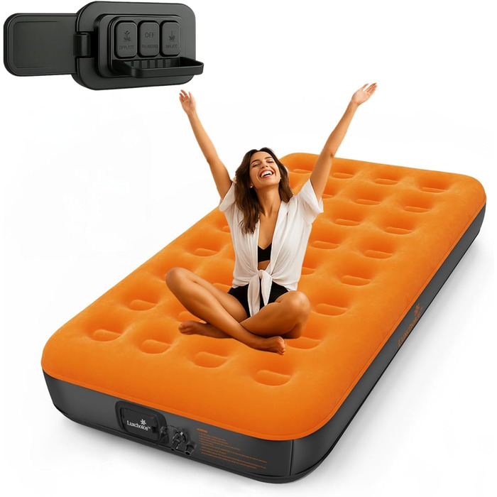 Надувний матрац самонадувний, 190x99x22 см, 150 кг, для кемпінгу, подорожей, гостей