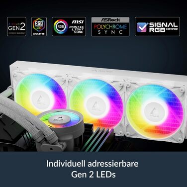 ARCTIC Liquid Freezer III Pro 360 A-RGB: Потужний рідинний кулер для ПК з RGB підсвіткою, 360 мм, для AMD AM5/AM4, Intel LGA1700/1851