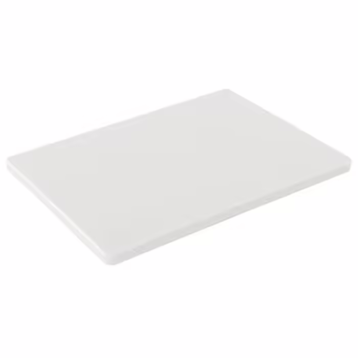 HENDI Cutting Boards, HACCP compliant, double-sided, for cheese and bread, 600x400x(H)18mm, HDPE 500 plastic, white