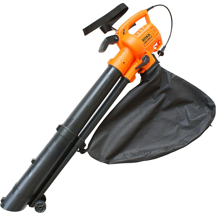 ATIKA LSH 3000-2 Leaf Vacuum, Leaf Blower, Leaf Shredder, Leaf Collector | 230V | 3000W