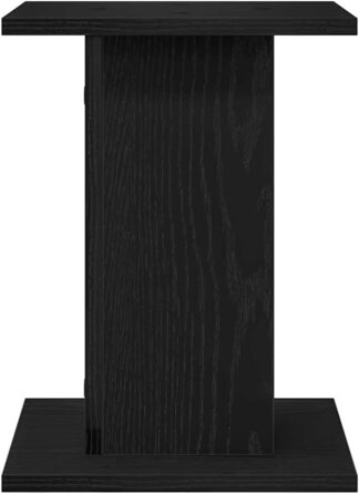 Підставка для акустики vidaXL, 2 шт., дерев'яна, чорна ельха, 30x30x40 см, для Hi-Fi, домашнього кінотеатру, покращений звук