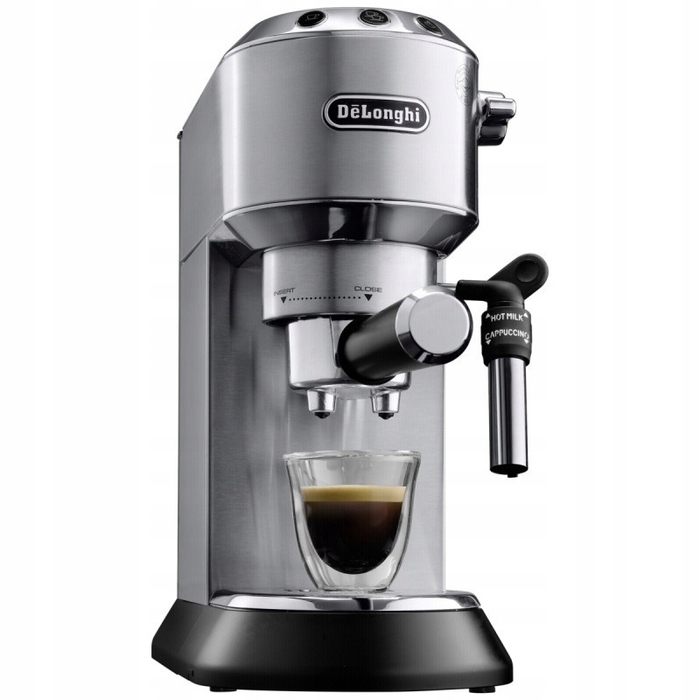Ріжкова кавомашина De'Longhi EC 685.M, 1350 Вт, сріблястий/сірий