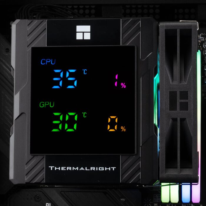 Thermalright Peerless Assassin 120 Digital ARGB: Кулер для CPU з RGB підсвічуванням, 6 heatpipes, AM4/AM5, Intel LGA1700/1851/1150/1151/1200