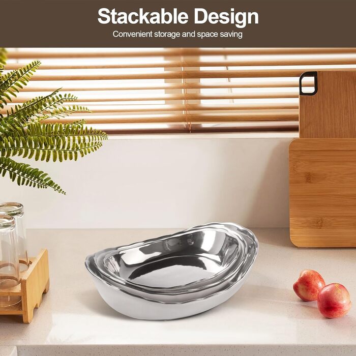 Керамічна фруктова ваза на стільницю, 3-ярусна, з металевим каркасом, для фруктів, овочів та десертів (срібна)