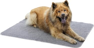 Килимок термозберігаючий, 125 x 80 см, антиковзаюча поверхня, сірий