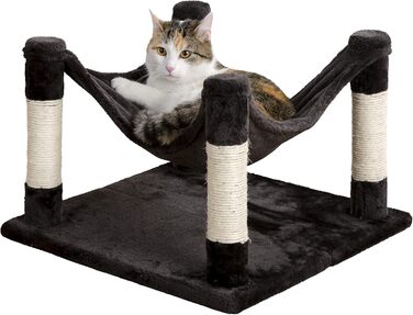Кішка-гамак Kerbl Samira для котів, м'який, з сизалевими стовпчиками для догляду за кігтями