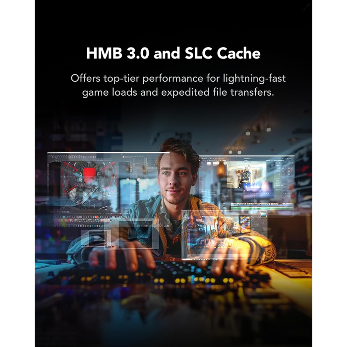 Lexar Thor Pro 1TB SSD: Швидкий M.2 NVMe накопичувач PCIe Gen4 для PS5, ноутбуків та ПК