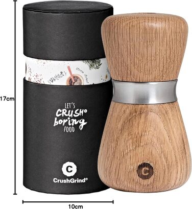 Kyoto Salt/Pepper Grinder, 100 mm, Oak CrushGrind