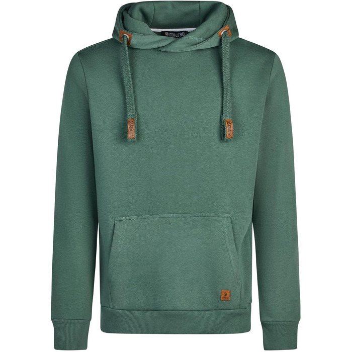Чоловіче худі riverso Regular Fit RIVNiklas з перехресним коміром, Forest Green (темно-зелений), розмір XL