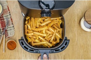 Фритюрниця Tefal EY1308 Easy Fry Essential, 3,5 л, без олії, компактна, енергозберігаюча, хрустка їжа, здорове приготування, частини для посудомийки