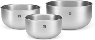 Набір мисок ZWILLING Prep 3 шт. з нержавіючої сталі 18/10 (17, 21, 25 см)
