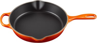 Чавунна сковорода Le Creuset Signature 26 см, 2л, червона для всіх плит та духовки