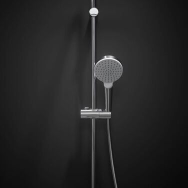 Душова лійка Hansgrohe Crometta EcoSmart, 6 л/хв, ручна, 2 режими, діаметр 100 мм, з антинакипним покриттям, білий/хром