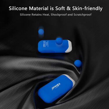 Електричні грілки для рук Karecel 2 шт. - USB перезаряджувані, 10000mAh, для кемпінгу, гольфу, на вулицю (блакитні)